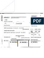 Billet D'avion Air France Ticket