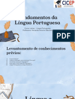 Fundamentos Da Língua Portuguesa