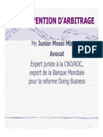 La Convention D'arbitrage