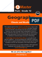 Grade 12 Geography Climate and Weather