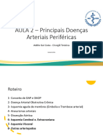 Aula 2 - Principais Doenças Arteriais Periféricas - Parte 2 Cirurgia Vascular 