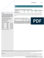 Fact Sheet Ultra Short Bond Fund