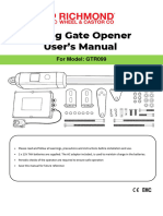 GTR099 Swing Gate Instruction Manual REV23