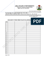 2024 First Batch Utme