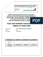 PICO Test Report For Ethernet Cable at STN23 SER