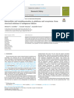 Jacobides Et Al. (2024) RP - Externalities and Complementarities in Platforms and Ecosystems - From Structural Solutions To Endogenous Failures