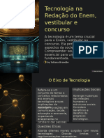Tecnologia Na Redacao Do Enem Vestibular e Concurso