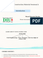 Construction Materials Sessional