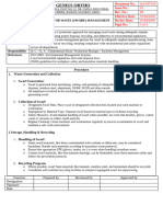 SOP For Waste (Swarf) Management