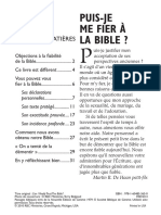 Puis-Je Me Fier À La Bible