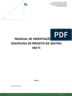 1 - Manual de Projeto de Gestão em TI 