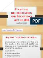 Financial Rehabilitation and Insolvency Act of 2010 2