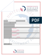 USADF Application