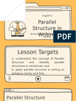 Parallel Structure