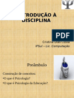 Introdução À Psicologia