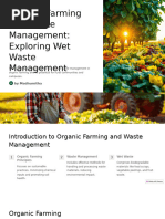 Organic Farming and Waste Management Exploring Wet Waste Management