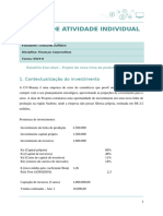 Atividade Individual - Finanças Corporativas - FGV