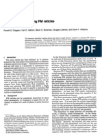 Parameters of Spinning FM Reticles