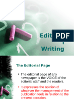 Editorial Writing