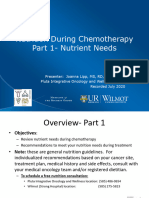 Nutrition During Chemo Part 1