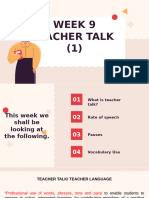 Week 9 Teacher Talk - Part 1 - Edited