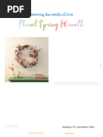 Floral Spring Wreath