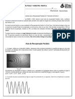 Recuperação Paralela Física FrenteA 1sem