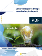 Comercializacao de Energia Incentivada e Especial