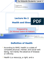 Lecture No 2 Health, Illness & Basic Human Needs 