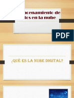 Almacenamiento de Datos en La Nube