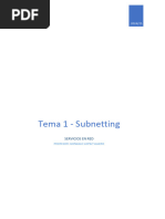 Tema1 Subnetting