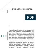 Regresi Linier Berganda Rizal Della