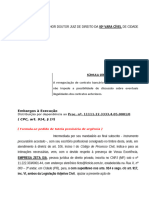 Bancário - Embargos Execucao Confissao Divida Cadeia Contratos