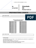 Simulado 04 - Matemática - 9º Ano (Professor Adonis)