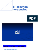 ENT Emergencies