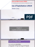 Systèmes Dexploitation - Chap 2 - La Gestion de Fichier Sous Linux