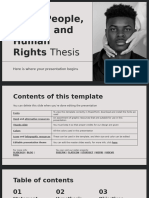 Black People, Racism and Human Rights Thesis by Slidesgo