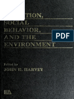 (Harvey 1981 Book) Cognition Social Behavior and The Environment