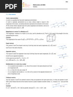 8 - Worksheet 8 - Vectors 2D