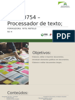 0754 - Edição e Revisão Do Texto Vi