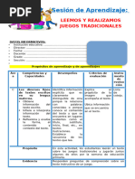 1° Sesión Día 5 Com Leemos y Realizamos Juegos Tradicionales