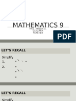 Q2-Week 6 Quotient Law of Radicals