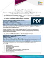 Activity Guide For The Development of The Practical Component and Evaluation Rubric - Unit 2 - Phase 3 - Educational and Pedagogical Practice