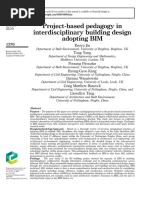 Project-Based Pedagogy in Interdisciplinary Building Design Adopting BIM