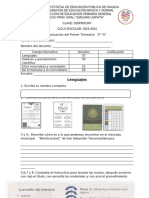 Examen Primer Trimestre 2 A