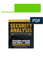 Security Analysis: Principles and Techniques (7th Edition) Benjamin Graham 2024 Scribd Download