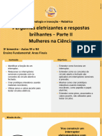 Perguntas Eletrizantes e Respostas Brilhantes - Parte II Mulheres Na Ciência