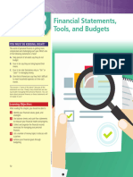 Financial Statements, Tools and Budgets