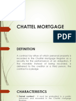 Chattel Mortgage