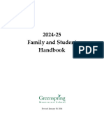 2024 25 Family and Student Handbook